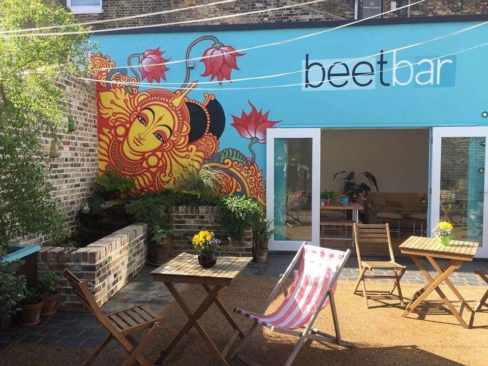 Beet Bar is a hip vegan cafe in a car park. Picture: Facebook/Beet Bar