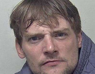 Kirk Holt stole bank cards as well as other items from properties in the High Street and Wellis Gardens in Margate. Picture: Kent Police
