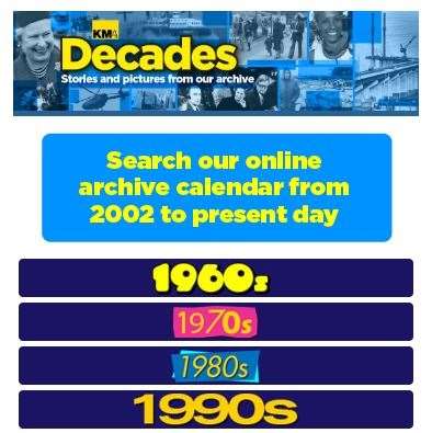 KentOnline's new decades section