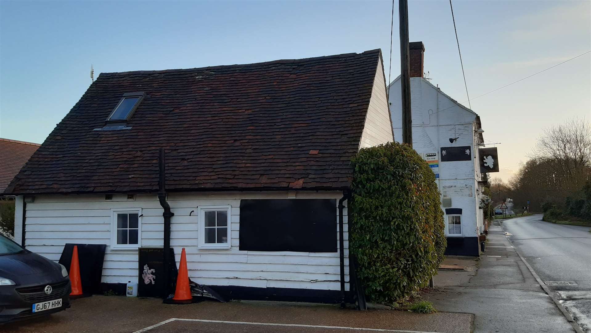 Permission has been granted to change an outbuilding at the pub into a shop selling guns and ammunition