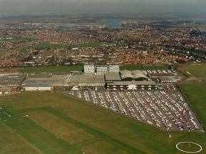 Rochester site from the air in 1989 Picture: BAE Systems