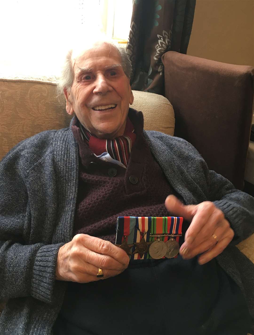 Albert Selby, 95, was 18 when he was called up in 1942 (Royal British Legion/PA)