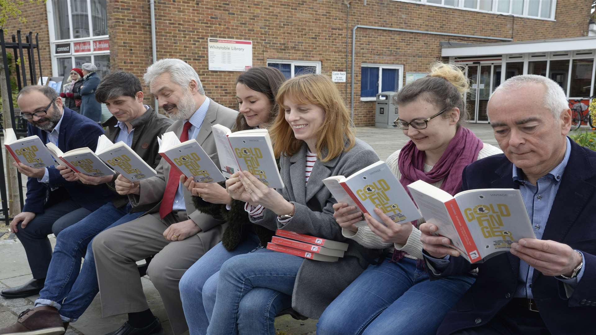 The people of Whitstable are invited to get their copies of Goldfinger for this year's WhitLit town read