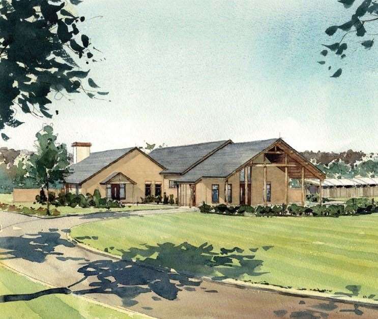 How the crematorium is expected to look. Picture: Waterleigh Group