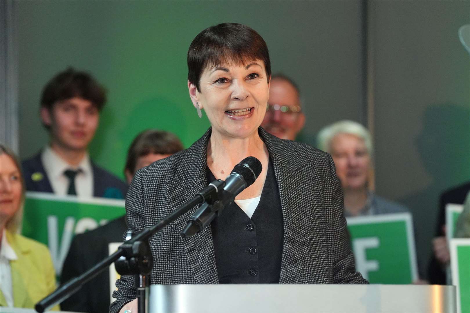 Caroline Lucas said she and Mr Packham tried to talk to RSCPA leadership (Jonathan Brady/PA)