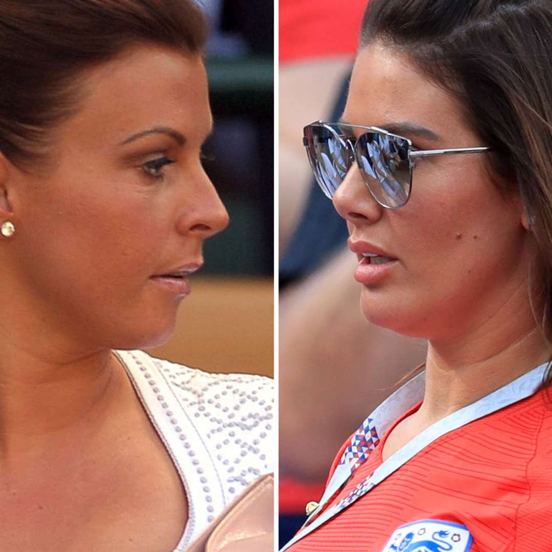 Coleen Rooney, left, and Rebekah Vardy (PA)