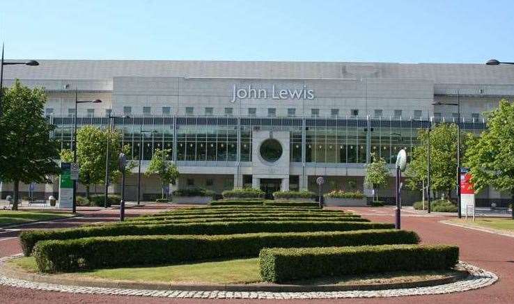 The pair targeted the John Lewis department store at Bluewater shopping centre in Greenhithe