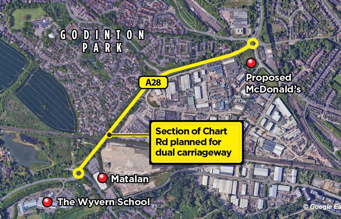 The plan is to dual the stretch between Matalan and the Tank Roundabout