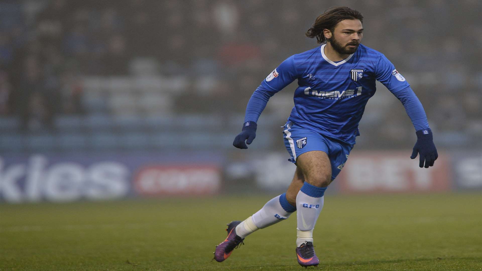 Gillingham midfielder Bradley Dack Picture: Ady Kerry