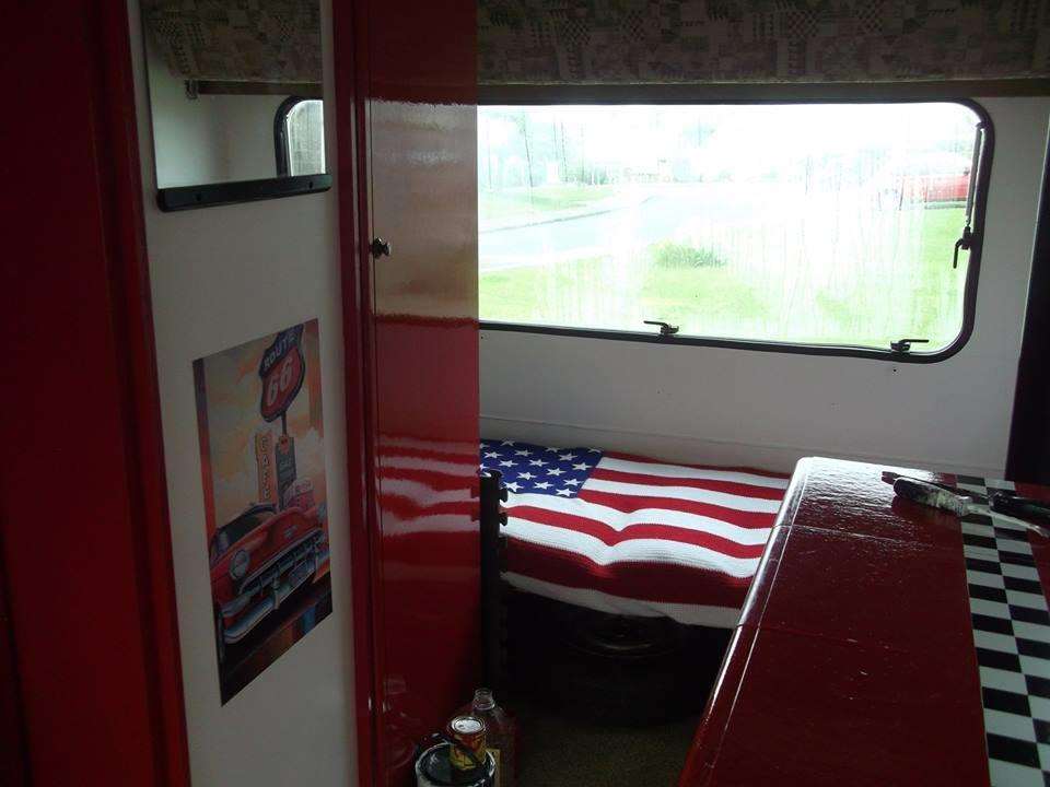 The diner style caravan interior (7272198)
