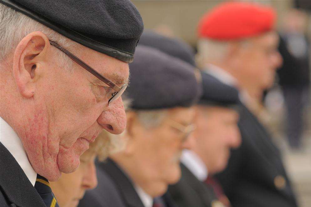 Flag raising for Armed Forces Day at Community Square, Gravesend.