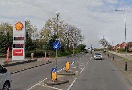 Police stopped Giles in Canterbury Road East in Ramsgate. Picture: Google