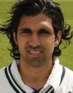 Amjad Khan has taken his first Test wicket