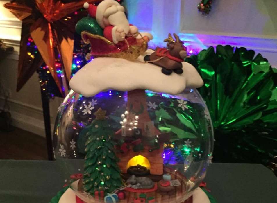 Jo Ryan's snow globe cake