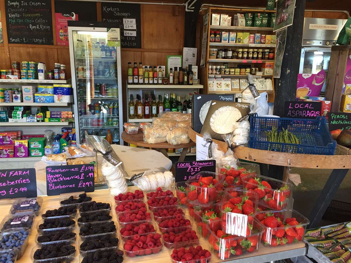 Haven Farm Shop in Sutton Valence is also the village Post Office