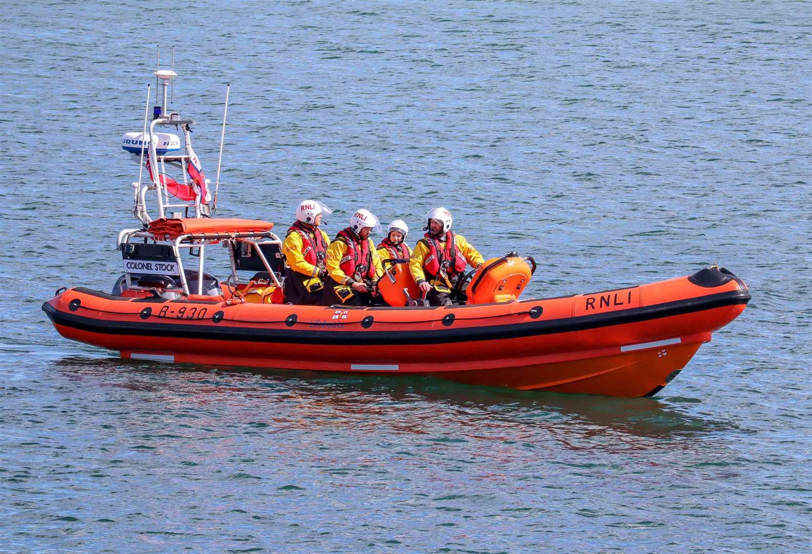 A major search and rescue operation including the RNLI, coastguard, and police took place at Botany Bay, near Margate. Picture: RNLI