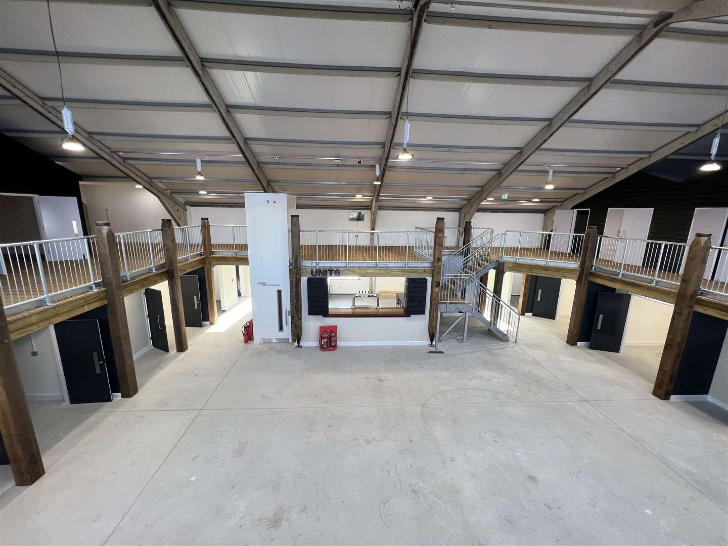 Inside the South Quay Shed in Whitstable. Picture: Barry Goodwin