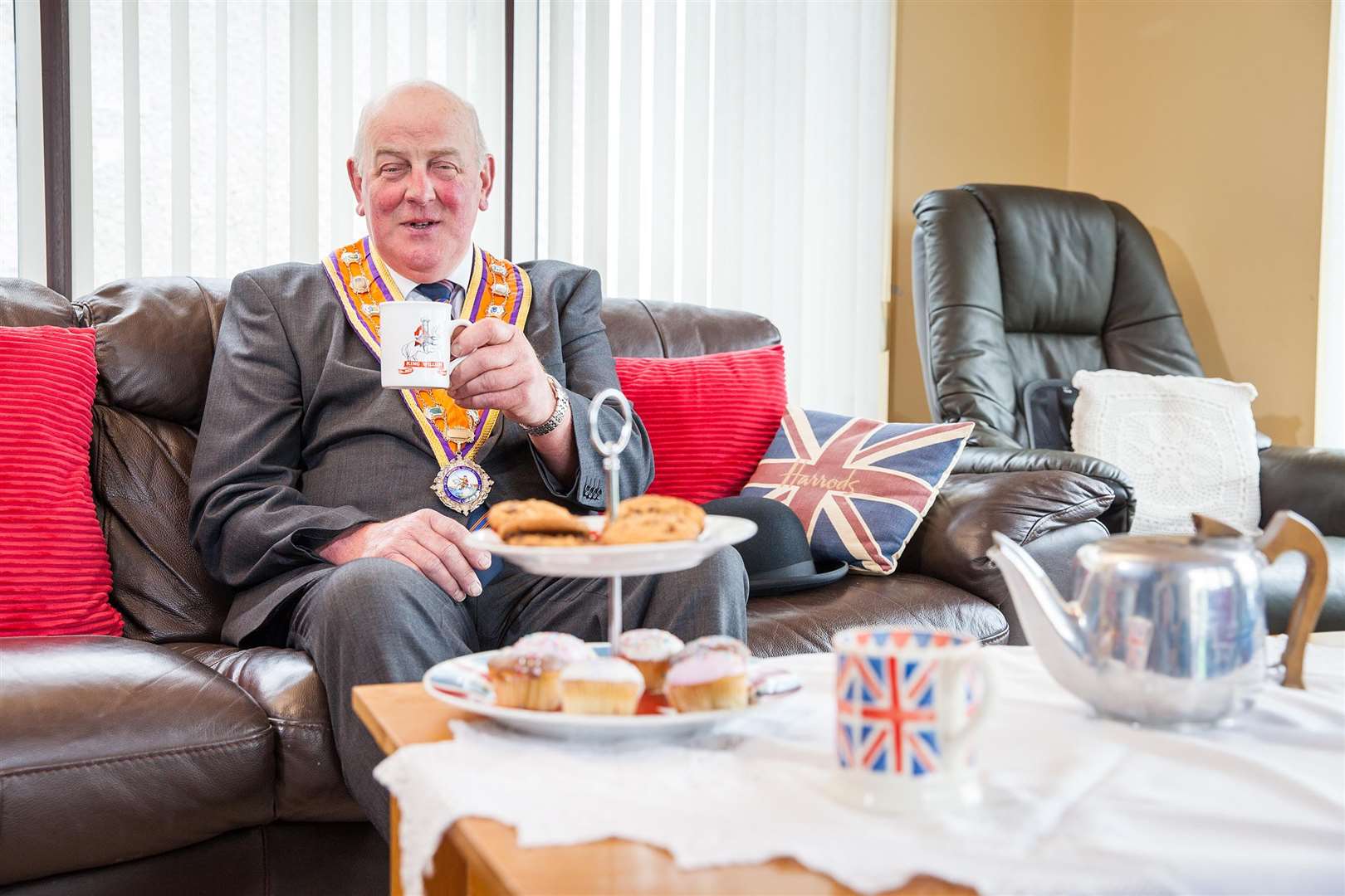 Orange Order Grand Master Edward Stevenson has encouraged members and supporters to celebrate July 12 at home (GOLI/PA)