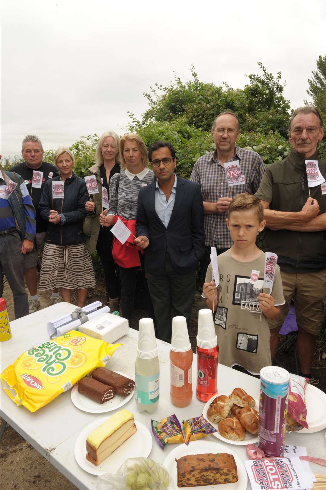 Gillingham and Rainham MP Rehman Chishti was not impressed at the housing development plans. Picture: Steve Crispe. (14405233)