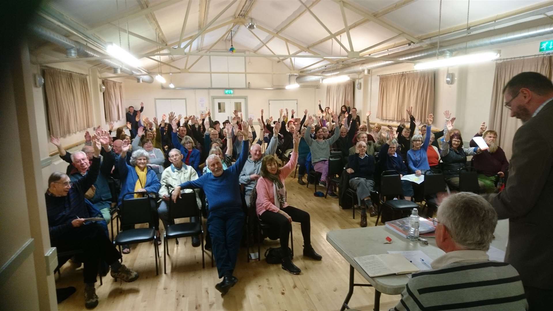 Save Fant Farm has not been able to organise a public meeting since this one in February, thanks to Covid