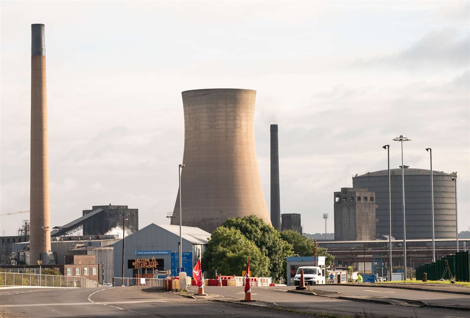 The British Steel Ltd steelworks in Scunthorpe, North Lincolnshire (Danny Lawson/PA)