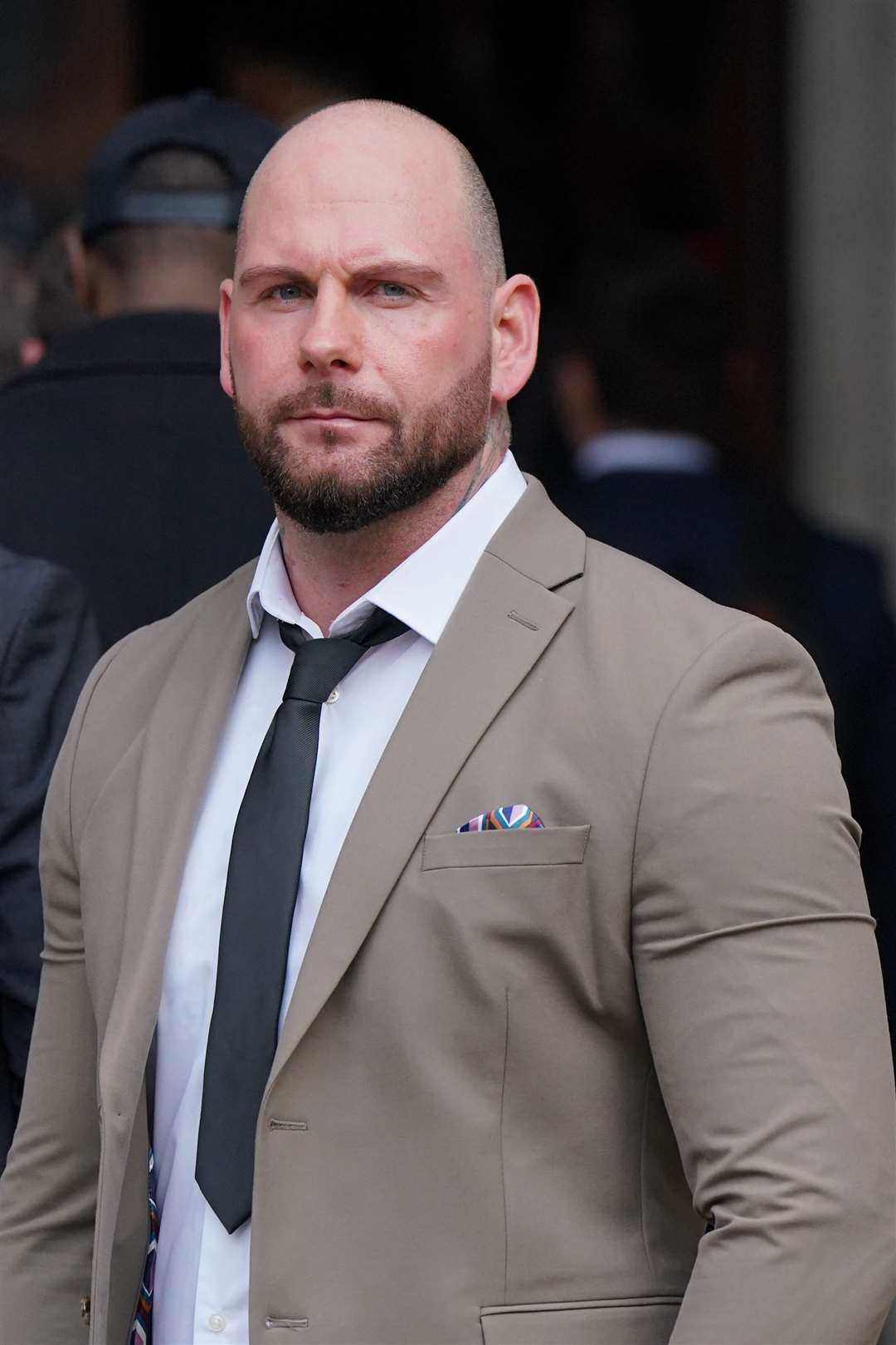 Indi Gregory’s father, Dean, outside court (Jonathan Brady/PA)