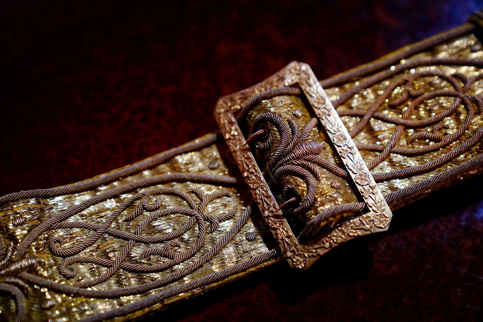 The Coronation Sword Belt (Victoria Jones/PA)