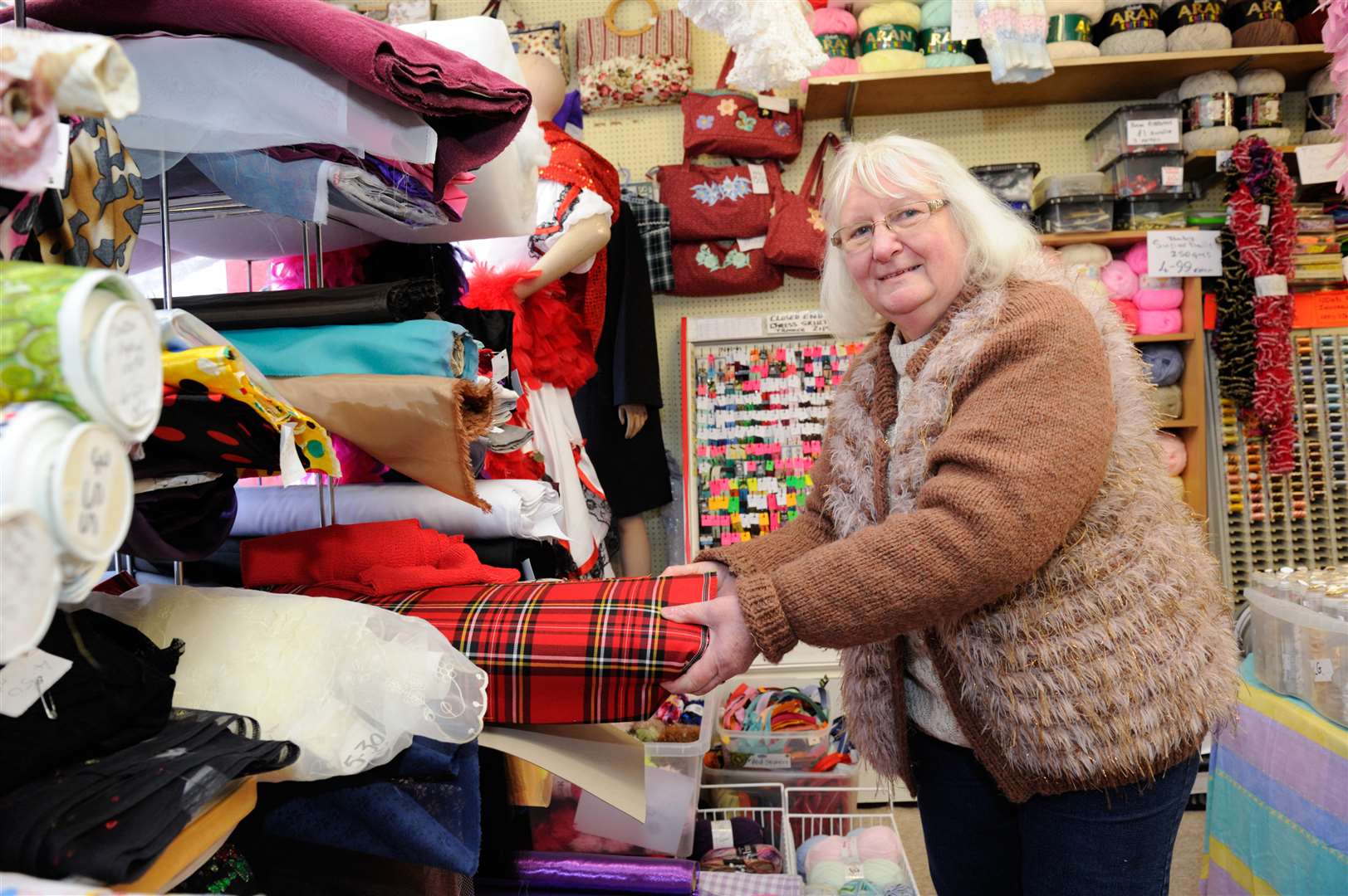 Eve King, Evie's Sewing shop.