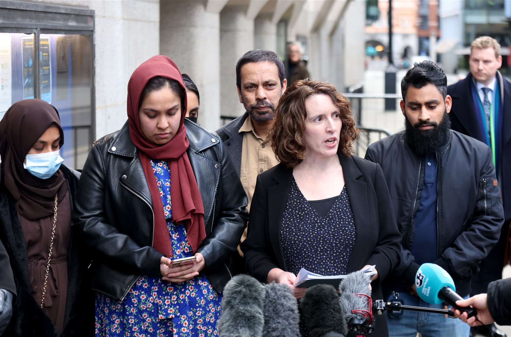 Helen Ellwood from the CPS speaking outside the Old Bailey (James Manning/PA)