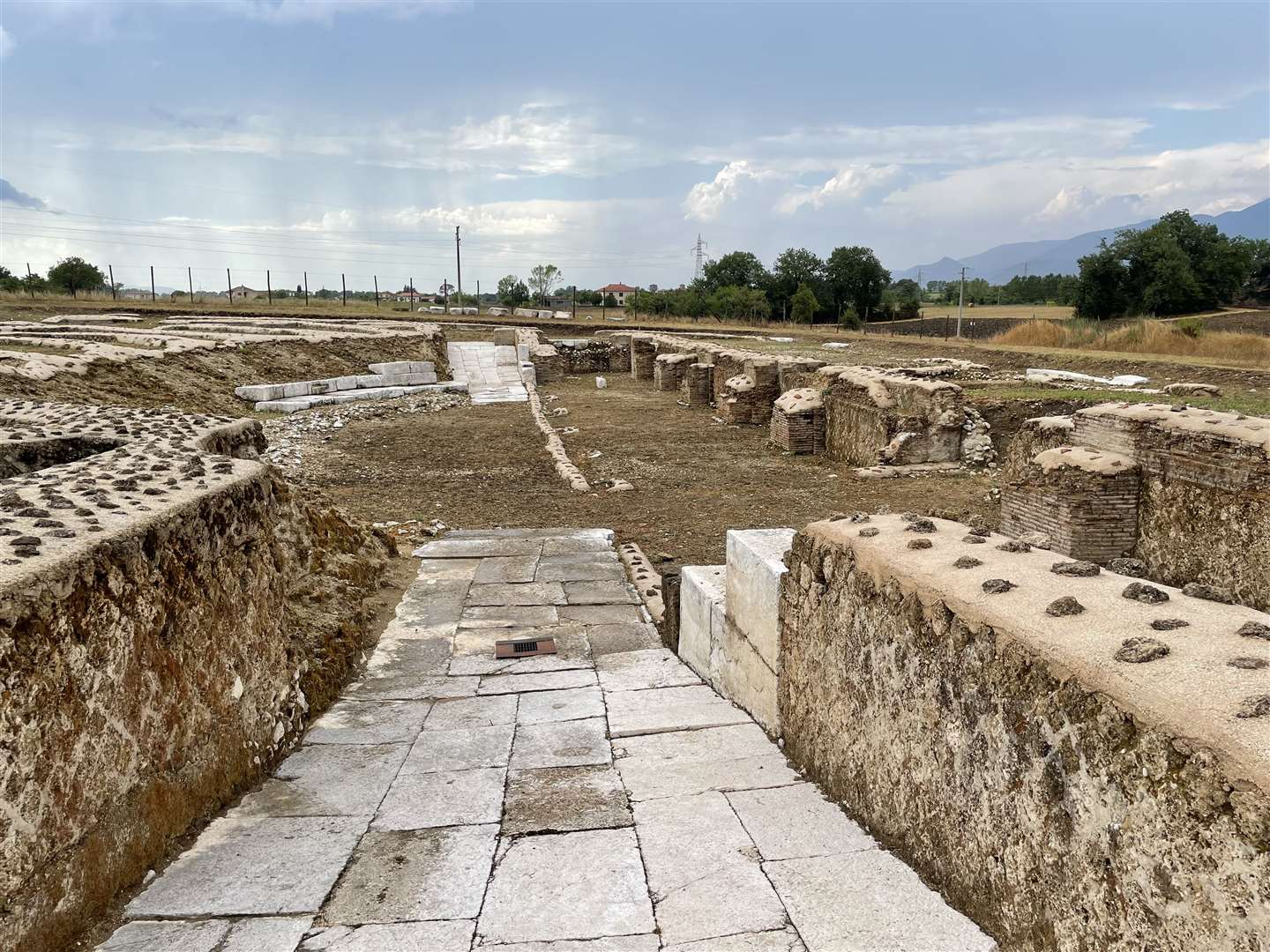 The Cambridge University-led study suggests Interamna Lirenas was a thriving town (Cambridge University/PA)