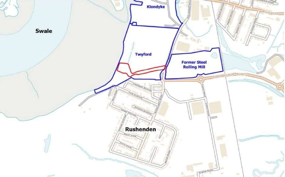 Current plans for Rushenden. Picture: Homes England/Swale Council