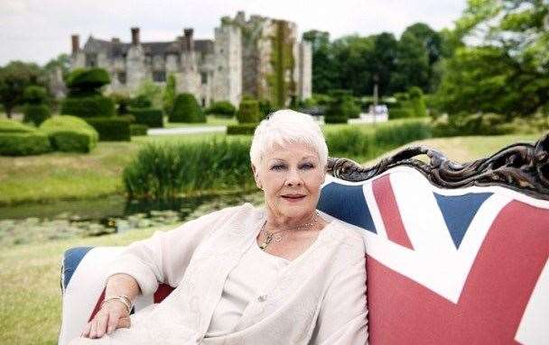 Judi Dench filmed at Hever Castle in 2015