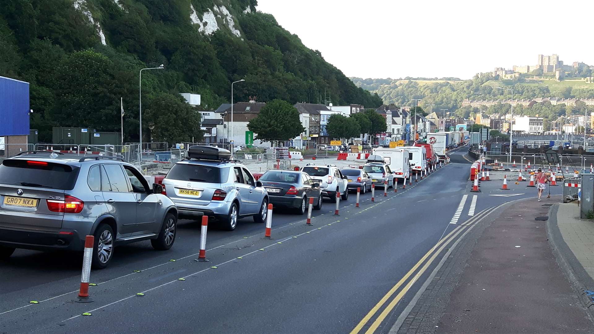 Traffic chaos has happened around the port for years for different reasons. Black Saturday, 2016. Picture: Sam Lennon KMG