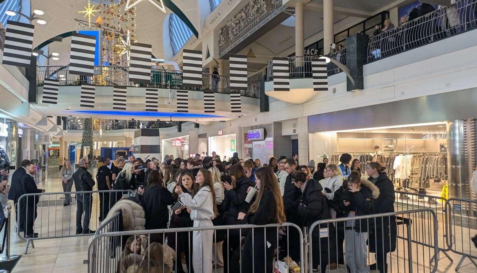 More than 500 people queued at the opening. Picture: Natalie Collins