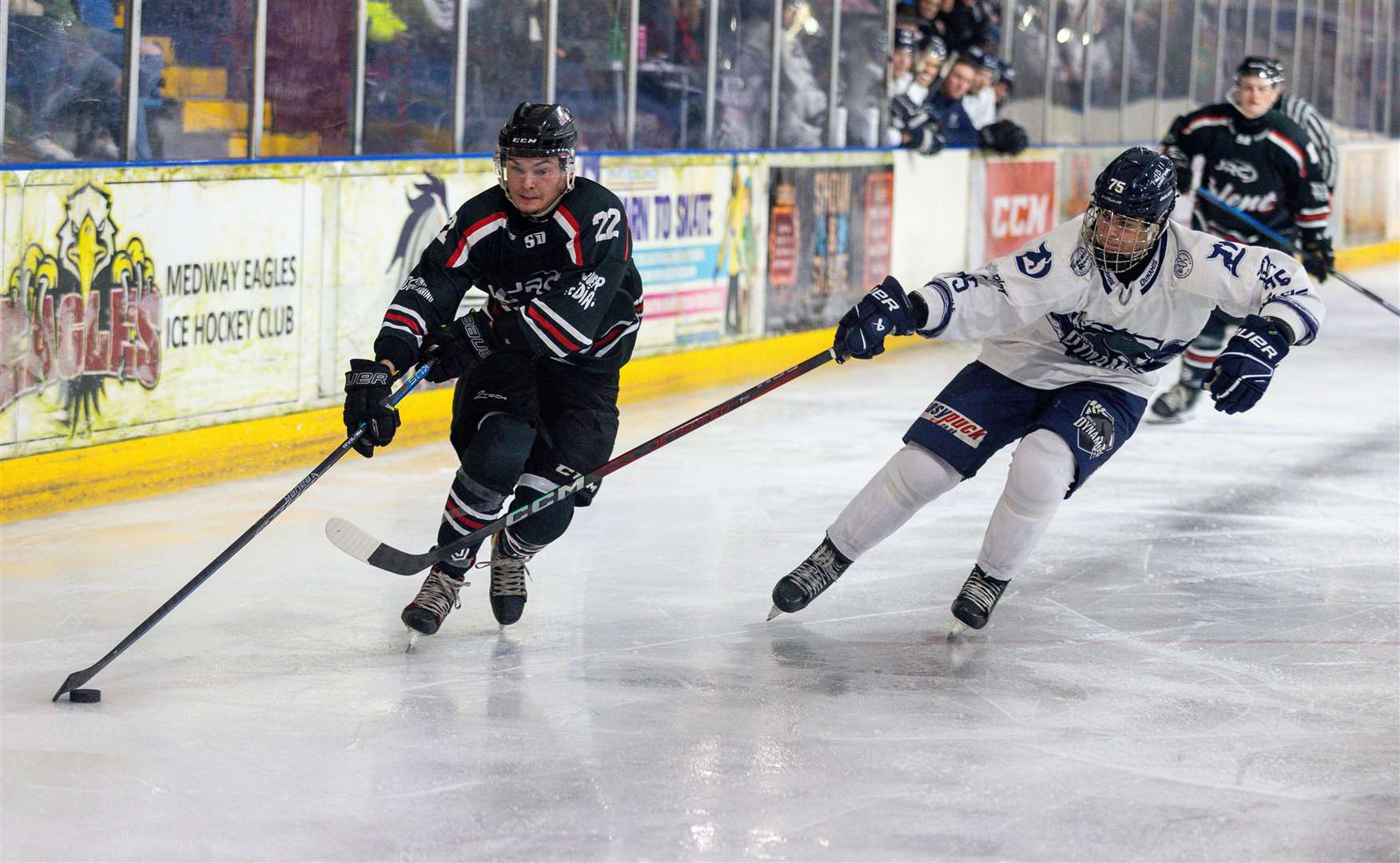 Dylan Worthy looking to challenge Solent Devils' Charlie Wedge Picture: David Trevallion