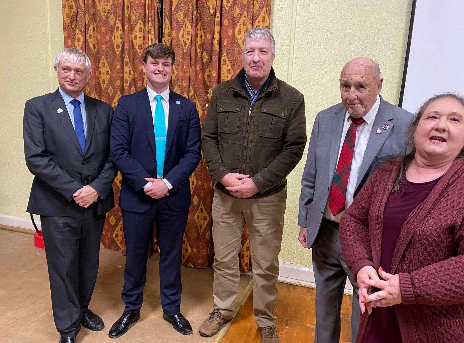 Swale's new Reform councillors with the local party chairman. (L-R): Richard Palmer, branch chairman Maxwell Harrison, Lloyd Chapman, Peter MacDonald and Christine Palmer. Picture: Reform UK Sittingbourne & Sheppey