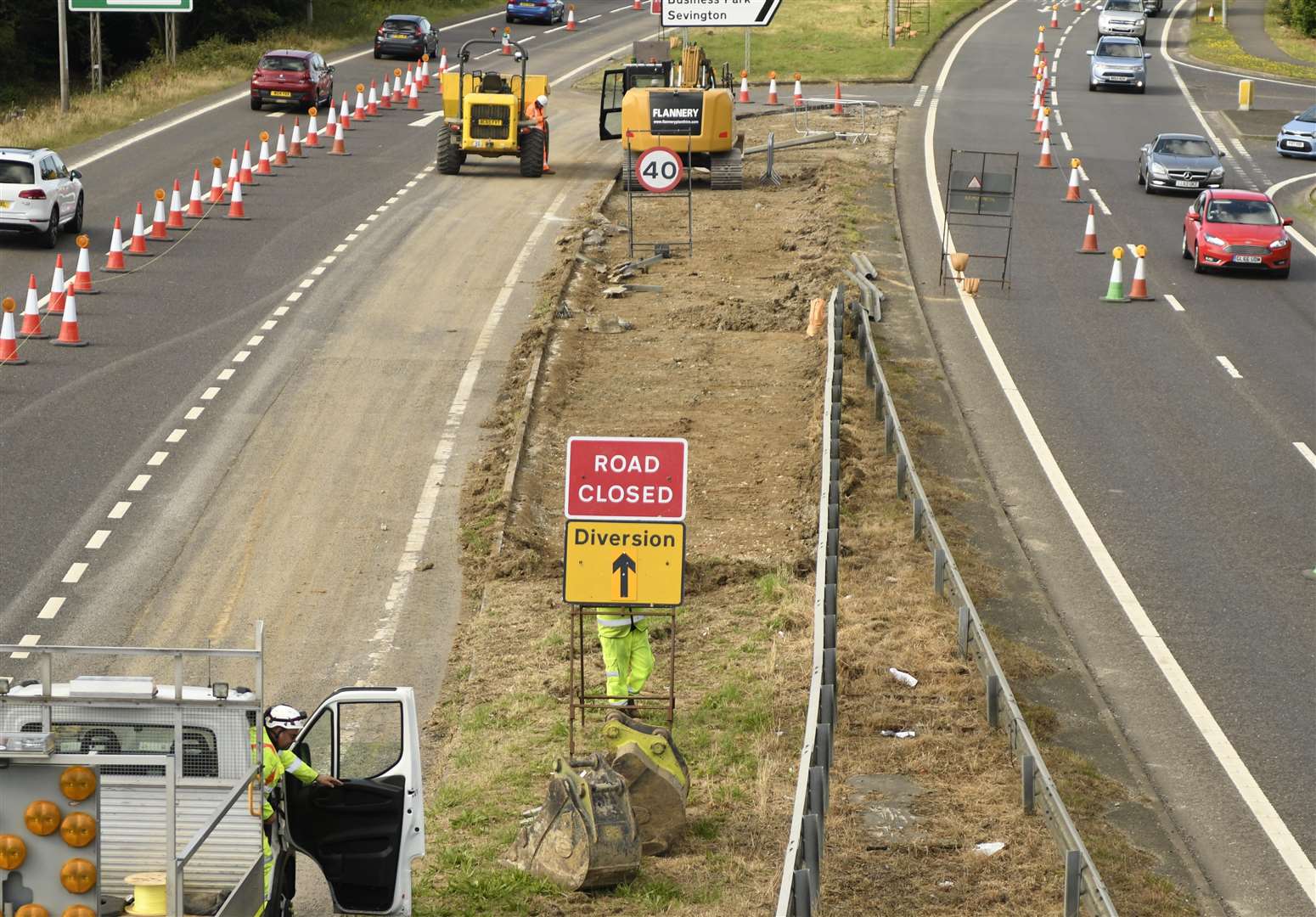 There will be diversions and delays as a result of the roadworks