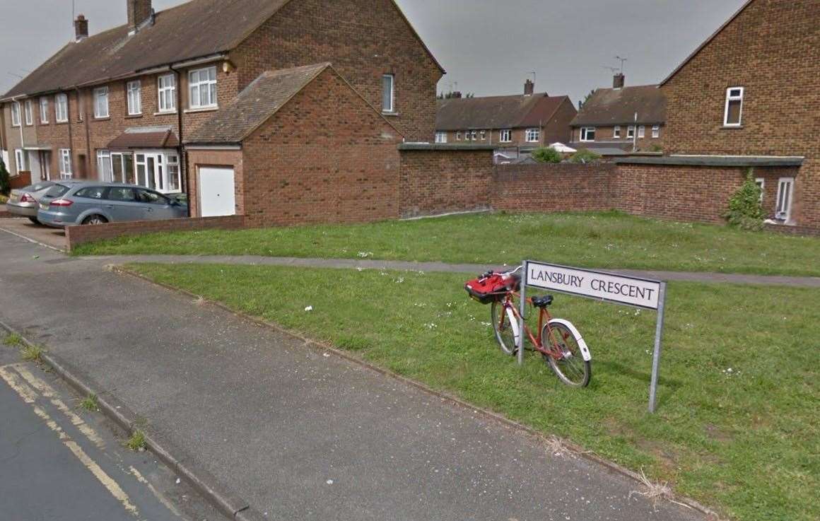 Lansbury Crescent in Dartford, where today's fire took place. Picture Google