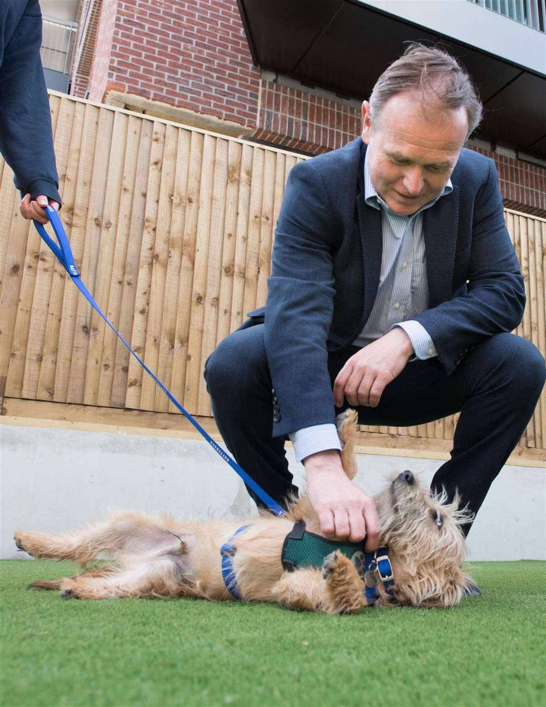 George Eustice said the number of dogs intercepted rose from 390 in 2019 to almost 1,300 in 2020 (Stefan Rousseau/PA)