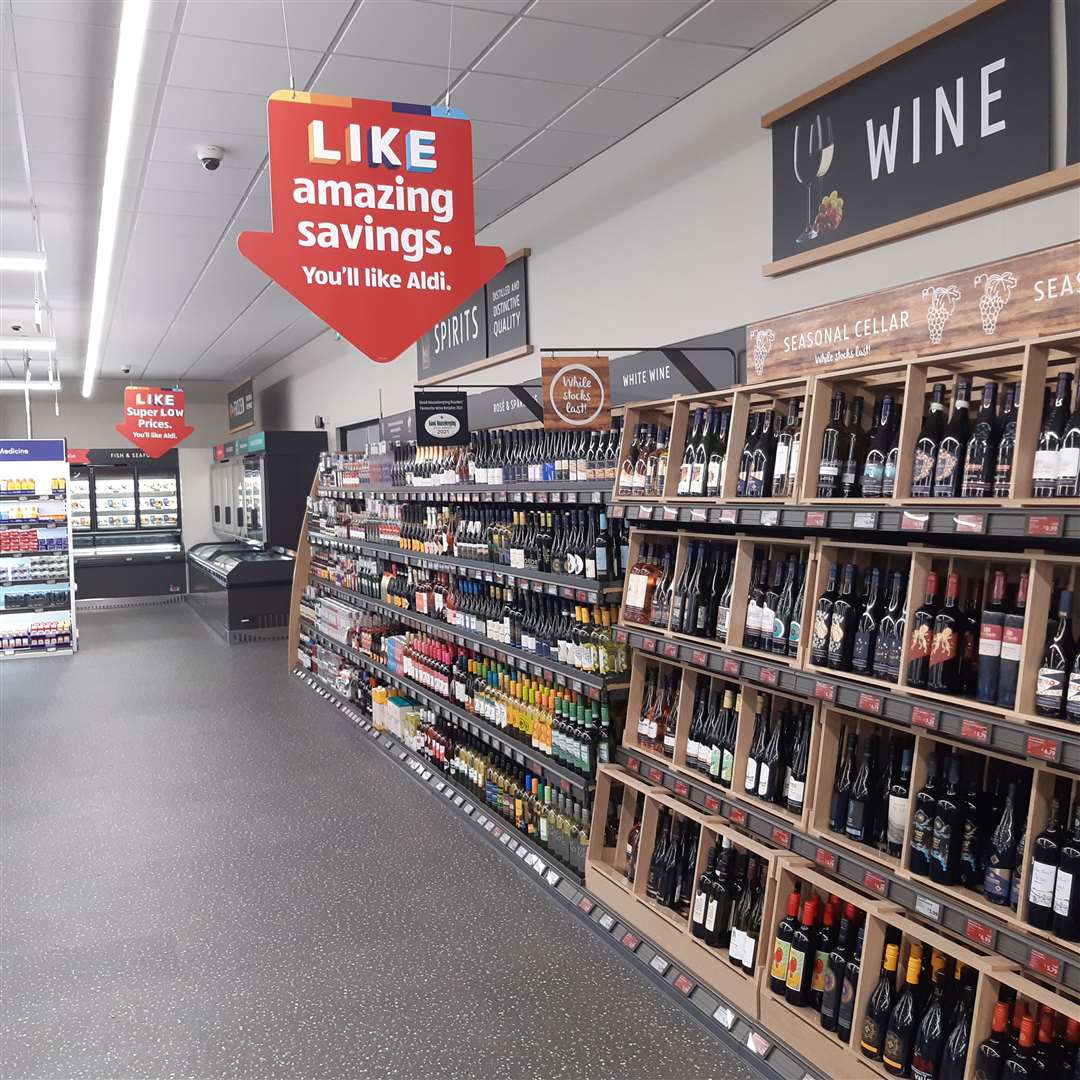 Aldi in Dartford has re-opened today after a refurb