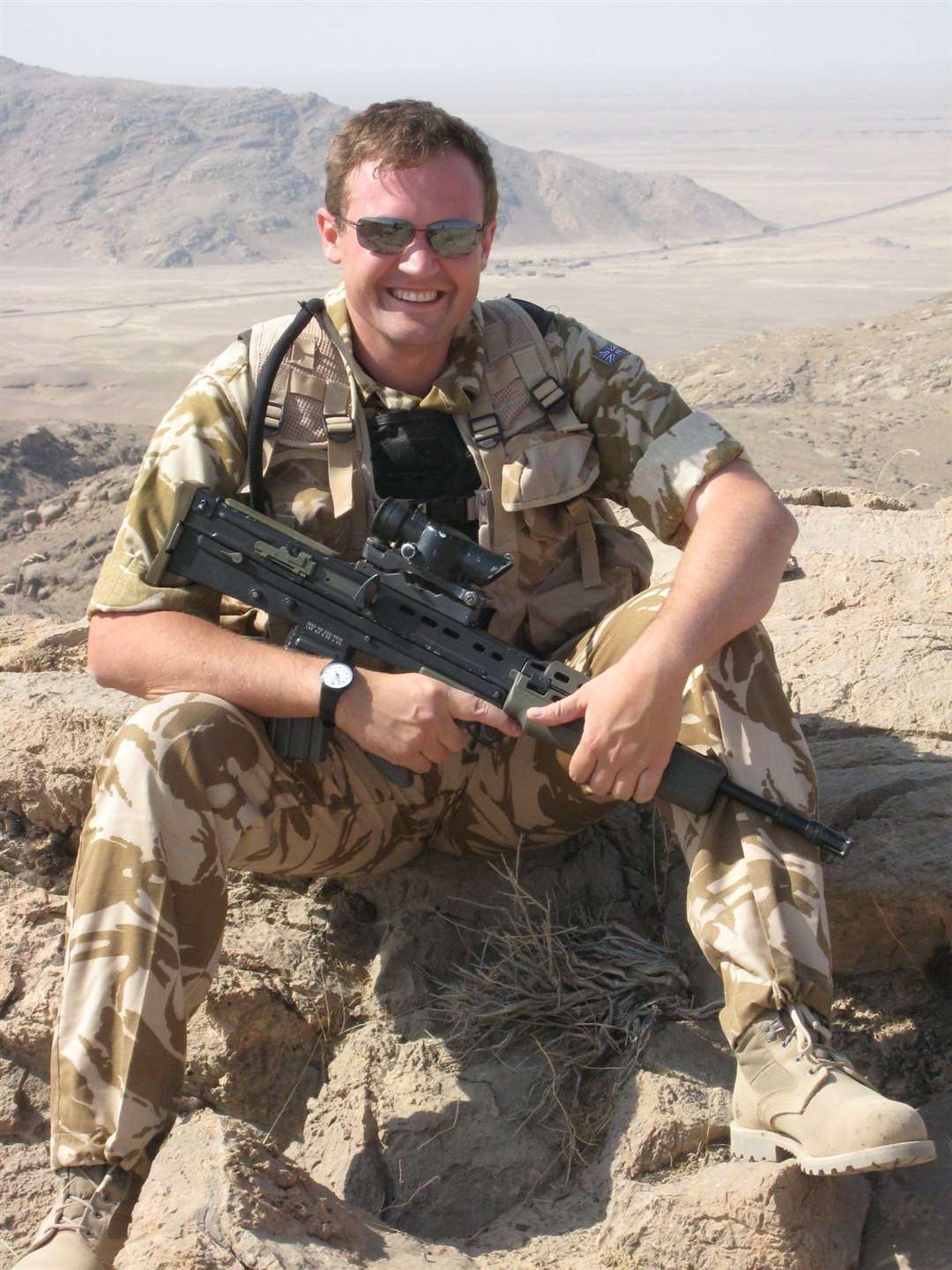 Tom Tugendhat during his time serving with the Royal Marines as an intelligence officer