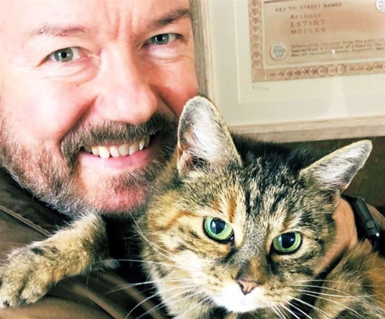 Comedian Ricky Gervais