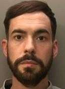 James Case, from Canterbury, is wanted by Surrey Police