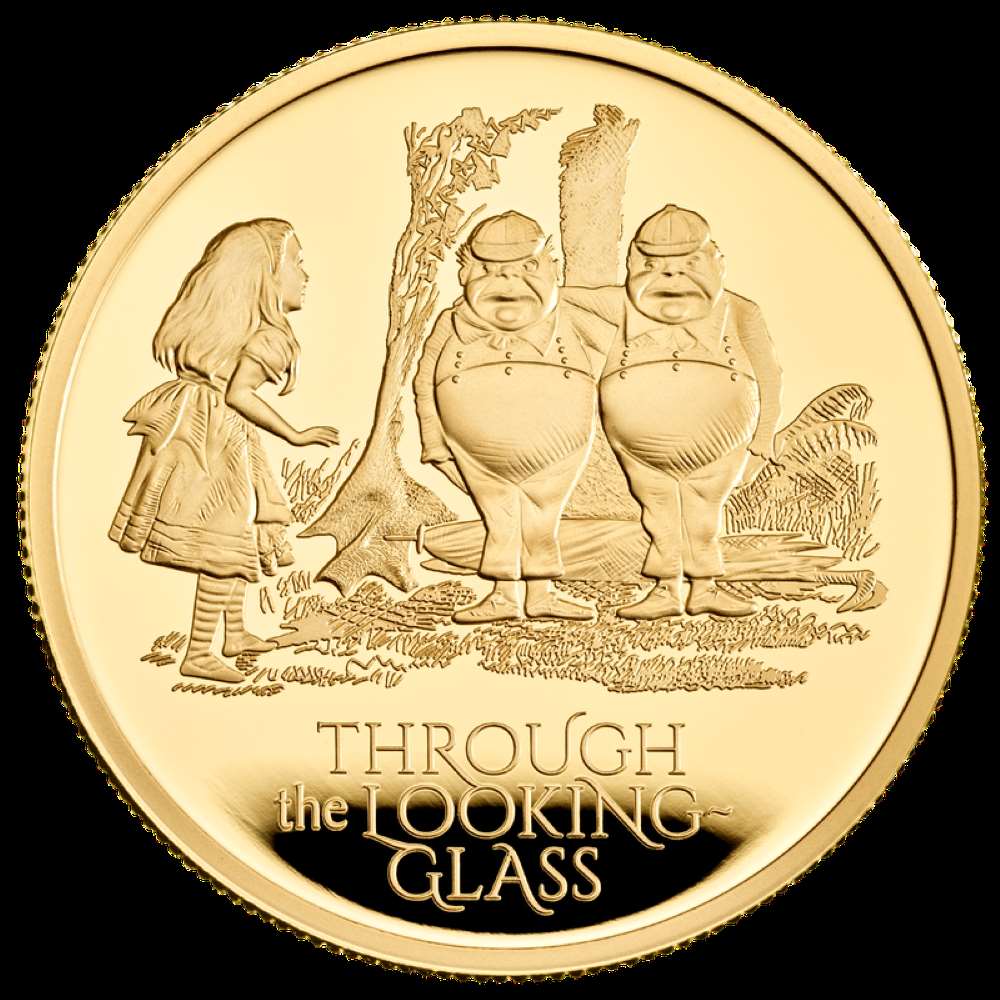 Alice and Tweedledum and Tweedledee (Royal Mint/PA)