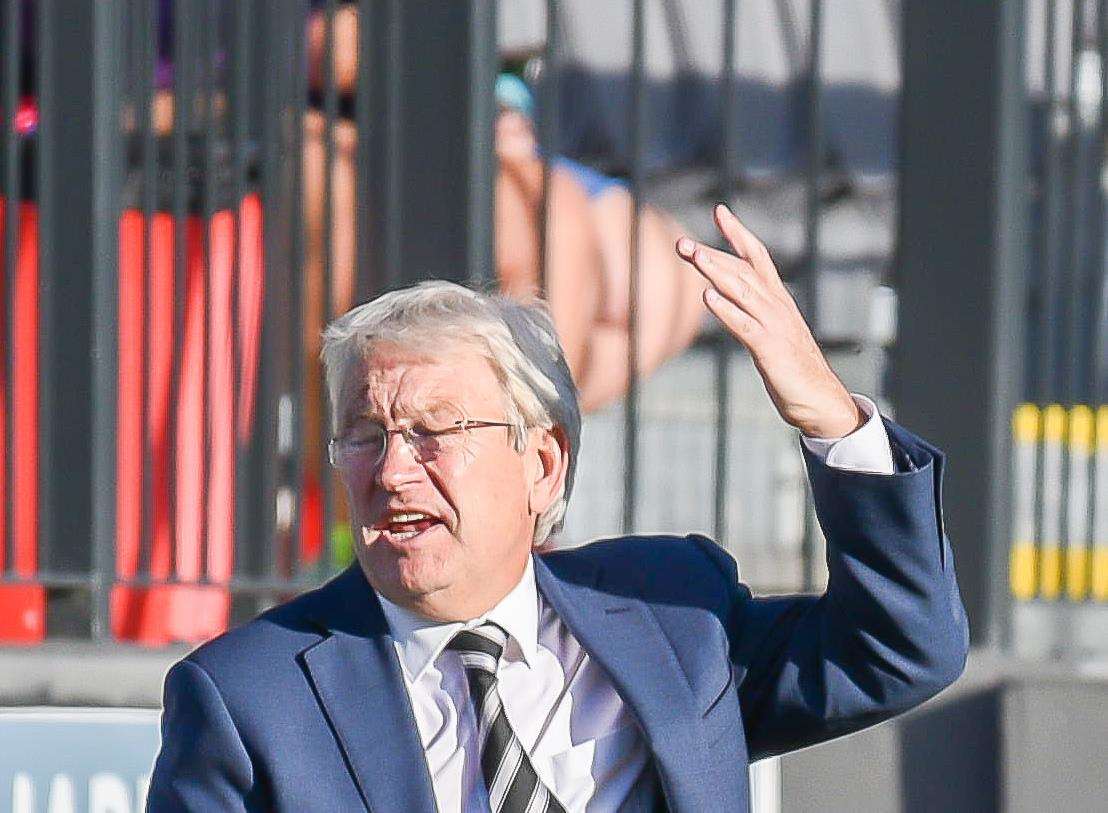 Dover boss Chris Kinnear. Picture: Alan Langley