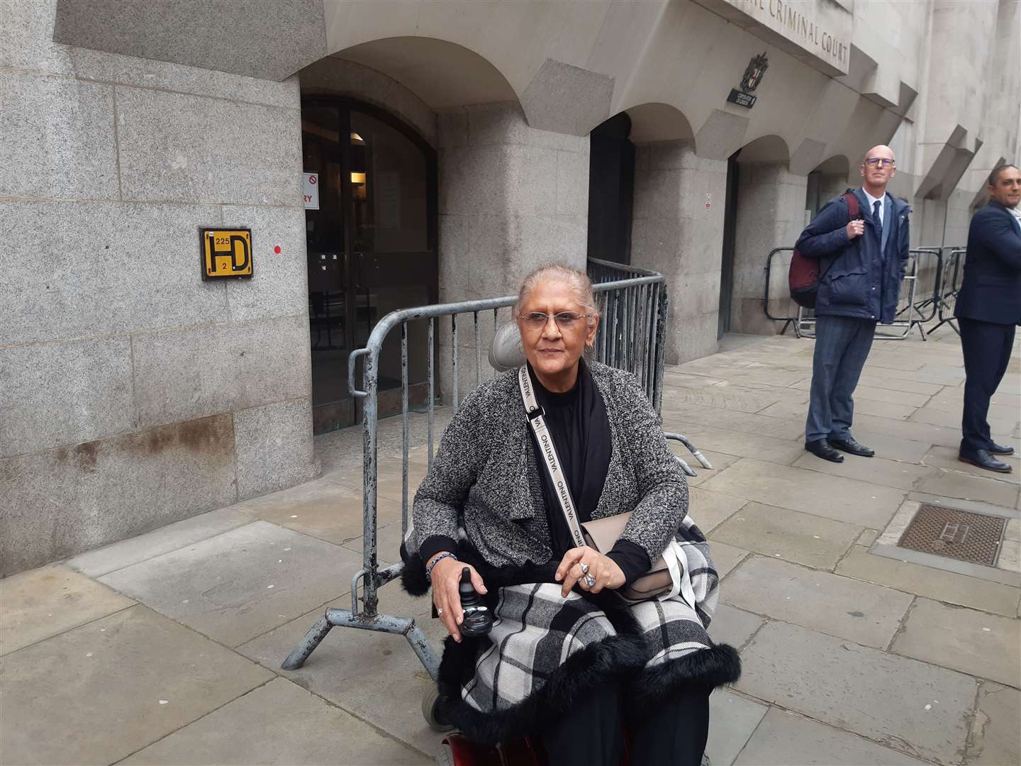 Sabina Rizvi’s mother Iffat Rizvi following the inquest at the Old Bailey (Helen William/PA)