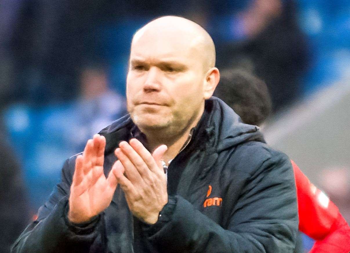 Ebbsfleet manager Danny Searle. Picture: Ed Miller/EUFC