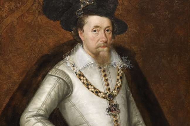 King James I, by John de Critz the elder. Picture: National Trust, Matthew Hollow