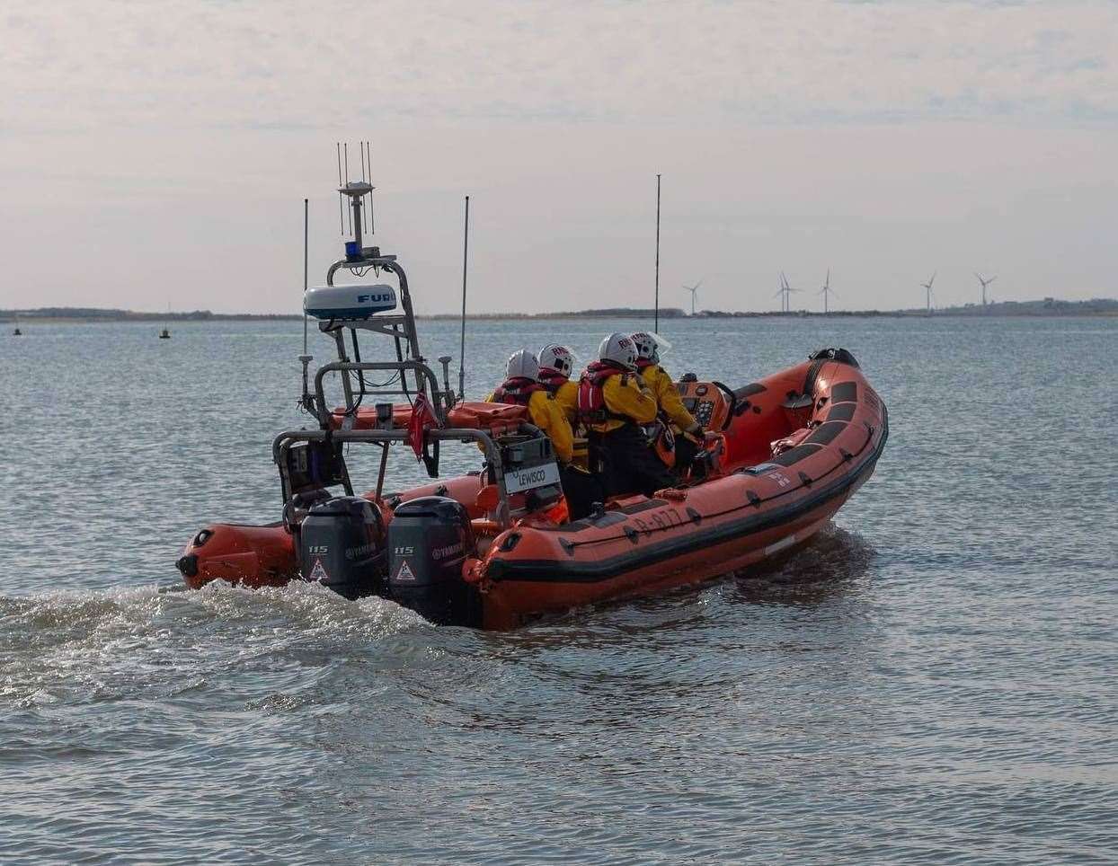 A man has been taken to hospital after the Whitstable RNLI crew were called to Herne Bay. Stock picture: RNLI Whitstable