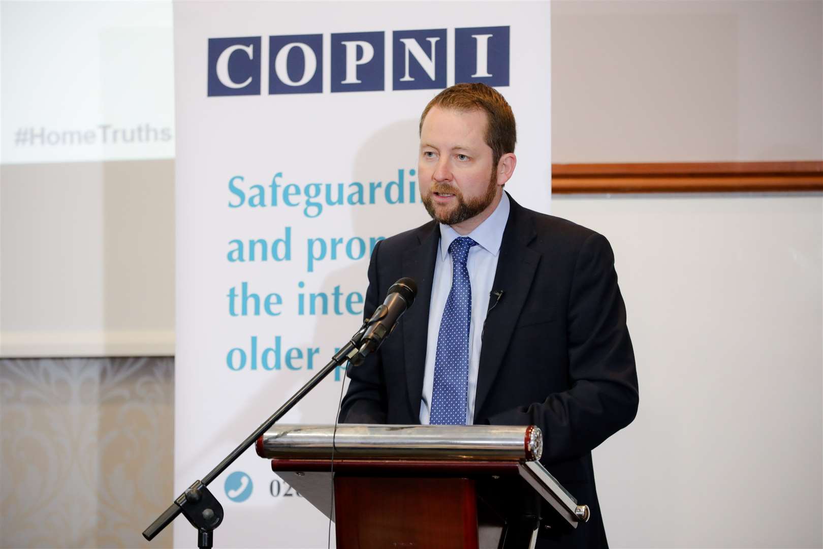 Commissioner for Older People for Northern Ireland Eddie Lynch has been among those calling for universal testing (COPNI/PA)